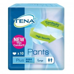 Подгузники-трусы для взрослых Tena пэнтс плюс 10 шт.