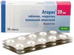 Аторис, таблетки покрытые пленочной оболочкой 20 мг 30 шт
