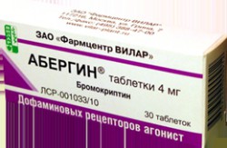 Абергин табл. 4 мг 30 шт.